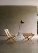 Konferenčný stolík X HM13, lacquered oak and walnut