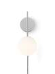 Nástenná lampa TR Bulb Suspended, polished steel