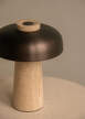 Prenosná stolná lampa Reverse, sand/bronzed