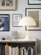Stolná lampa Panthella 400,  white opal acryl