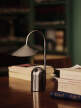 Prenosná lampa Arum, stainless steel