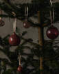 Vianočné banky Glass Baubles set 3 ks, roseate opaque