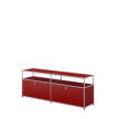 Komoda pod TV USM Haller O2, ruby red-1