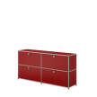 Komoda USM Haller E2, ruby red-1