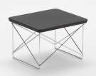 Occasional Table Dark Oak Chrome