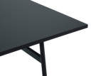 Stôl Union 90 x 90 cm, black