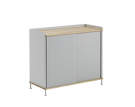 Komoda Enfold Sideboard 100x85, oak/grey