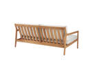 Outdoor sofa Jack, 180 cm, teak / Off White