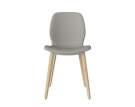 Seed Wood Upholstered, white oak / light grey