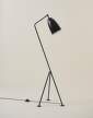 Gräshoppa Floor Lamp, black glossy