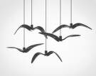 svietidla Night Birds Pendent, smoke grey