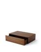 stolek-Mass Coffee Table High w. Drawer, natural walnut