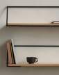 police-Rail Shelf, natural oak