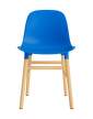 zidle-Form Chair Oak, bright blue