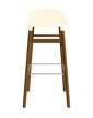 stolicka-Form Bar Chair 75 cm Walnut, cream