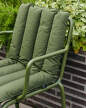 Textilný podsedák Palissade Chair and Armchair Soft Quilted Cushion, olive
