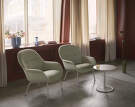 Kreslo Fiber Lounge Armchair Tube, Ecriture 910/grey