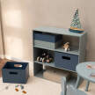 Drevená polica Kiddo Shelving, olive green