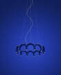 Závesné svietidlo Arch Circle 98, blue