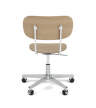 Kancelárska stolička Co Task Chair, polished aluminium/natural oak