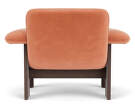 Kreslo Brasilia Low Back, Avalon 012/dark stained oak