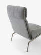 Kreslo Muno LN17 High Back w. Arms, Hallingdal 126/dark chrome