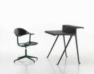 Pracovný stôl Courier, dark oak/deep black
