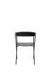 Stolička Missing Armchair, black ash