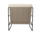 Kreslo Desert 1-Seater, black/off-white