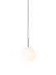 Závesná lampa TR Bulb, polished steel