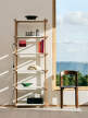 Policový systém Woody Column High, almond white