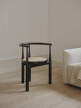 Stolička Bukowski French Cane, black