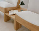 Odkladací stolík Tenon Small, natural oak