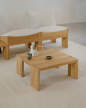 Odkladací stolík Tenon Large, natural oak