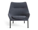Kreslo O2, soft grey textile
