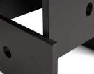 Konferenčný stolík Wood Box, black lacquered oak