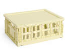 Plastové veko Colour Crate M, light yellow