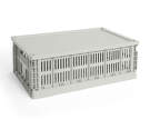 Plastové veko Colour Crate L, grey