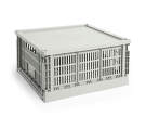 Plastové veko Colour Crate Square L, grey