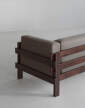 Trojmiestna pohovka Kube Dark Brown