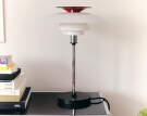Stolná lampa PH 80, chrome plated