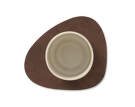 Podložka pod pohárik Curve Nupo, dark brown