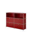 Komoda USM Haller M64, ruby red-1