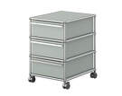 Zásuvkový kontejner na kolečkách USM Haller M26, light grey-1