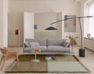 Koberec Verso 258x258, pale green / warm brown