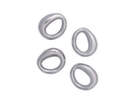 Kroužky na ubrousky Orrith Napkin Rings set 4ks, silver-1