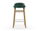 Barová stolička Form 65 cm, green/oak