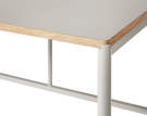 MIES High Table H2, light grey - detail