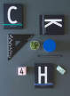 2 ks Gumy Design Letters, bílá+mint