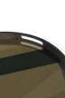 Podnos Angle Glass Tray Round S, slate
